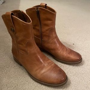 Vince Camuto Payatt Round Toe Leather Ankle Boot